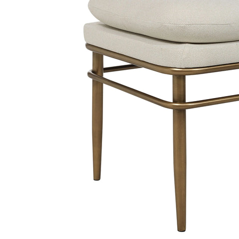 Paredes Natural Linen Blend Bench-4