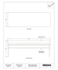 Paredes Natural Linen Blend Bench-6