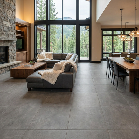 concrete look floor tile