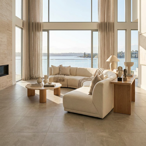 concrete look floor tile