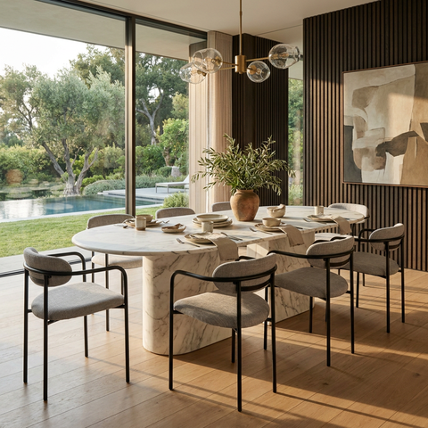 Parker Grey Modern Upholstered Dining Chair