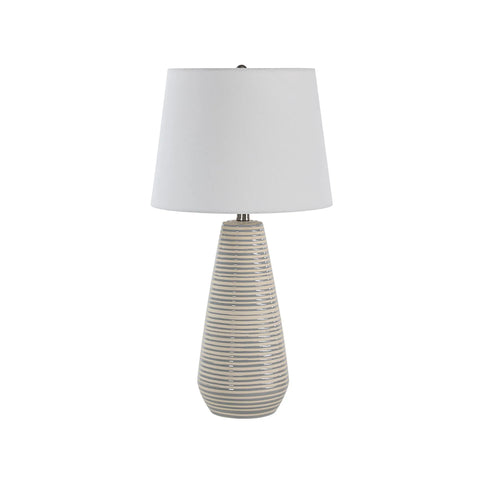 Pera Grey and Ivory Ceramic Table Lamp-1