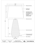 Pera Grey and Ivory Ceramic Table Lamp-4