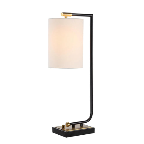 Perlato Matte Black Iron Table Lamp-1