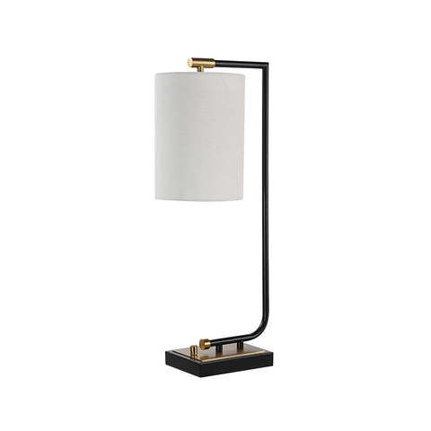 Perlato Matte Black Iron Table Lamp-3