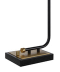 Perlato Matte Black Iron Table Lamp-4