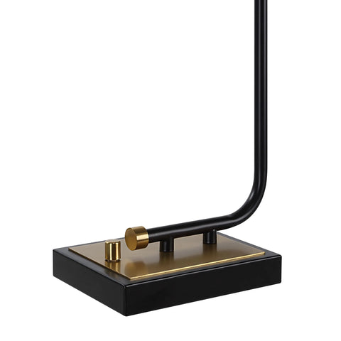 Perlato Matte Black Iron Table Lamp-4