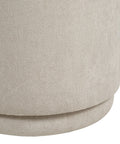 Persea Cool Grey Chenille Ottoman -2