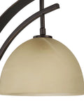 Pervinca Bronze and Champagne Glass Table Lamp -2