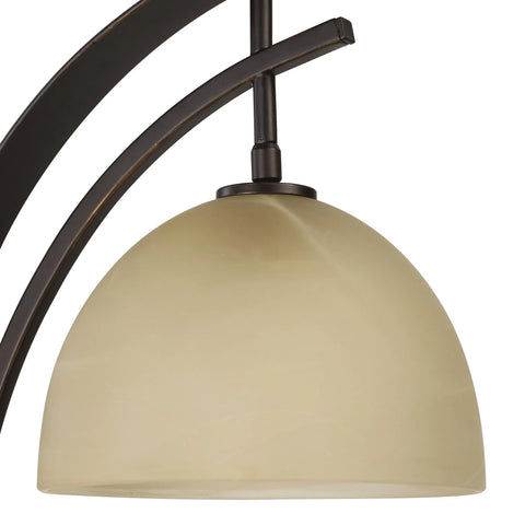 Pervinca Bronze and Champagne Glass Table Lamp -2