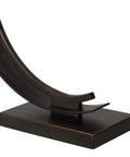 Pervinca Bronze and Champagne Glass Table Lamp -3