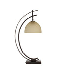 Pervinca Bronze and Champagne Glass Table Lamp -5