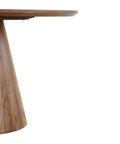 Peyton Solid Mango Wood Round Dining Table-3