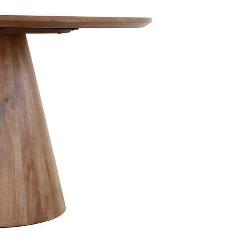 Peyton Solid Mango Wood Round Dining Table-3