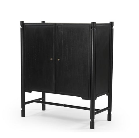 Phil Black Mango Wood Bar Cabinet -1