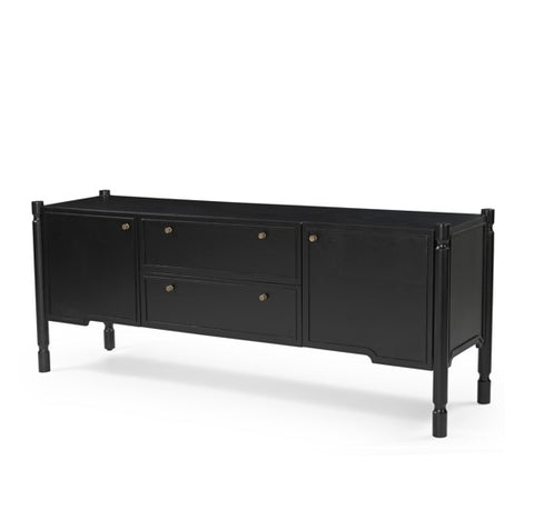 Phil Black Mango Wood Media Console -1