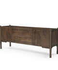 Phil Dark Brown Mango Wood Media Console -1