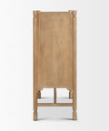 Phil Light Brown Mango Wood Bar Cabinet -4