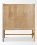 Phil Light Brown Mango Wood Bar Cabinet -5