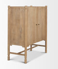 Phil Light Brown Mango Wood Bar Cabinet -6