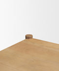 Phil Light Brown Mango Wood Bar Cabinet -7