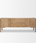Phil Light Brown Mango Wood Media Console-1