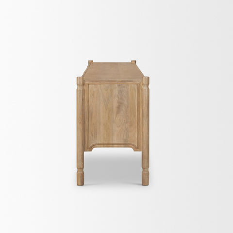 Phil Light Brown Mango Wood Media Console-2
