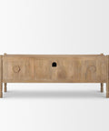 Phil Light Brown Mango Wood Media Console-3
