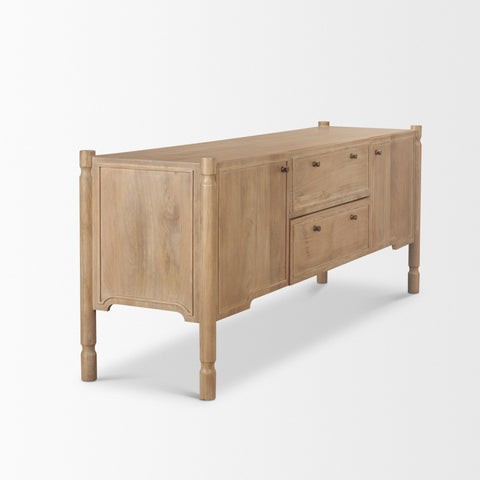 Phil Light Brown Mango Wood Media Console-4