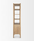 Phil Light Brown Solid Mango Wood Shelving Unit -3