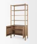 Phil Light Brown Solid Mango Wood Shelving Unit -6
