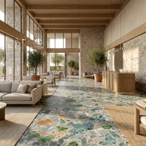 stone look floor tile