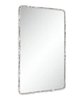 Pollonia Polished Nickel Modern Wall Mirror -3