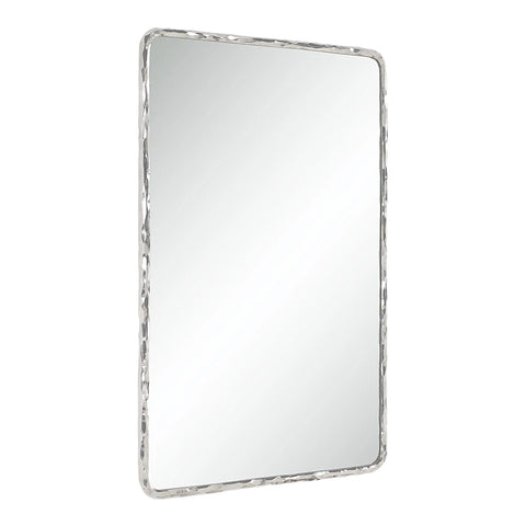 Pollonia Polished Nickel Modern Wall Mirror -3
