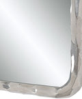 Pollonia Polished Nickel Modern Wall Mirror -4