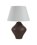 Pontia Oversized Brown Ceramic Table Lamp -1