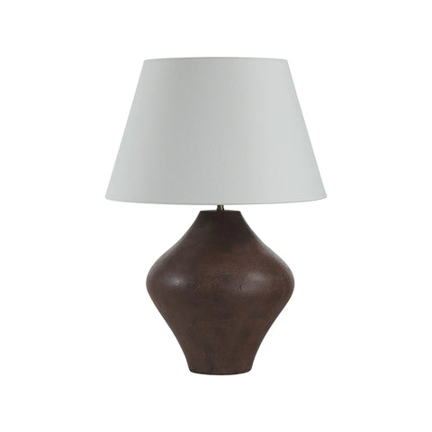 Pontia Oversized Brown Ceramic Table Lamp -1