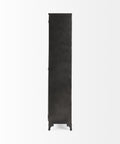 Poppy II Black Iron and Glass Display Cabinet-3