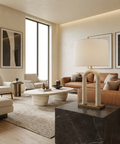 Primula Faux Travertine Table Lamp 