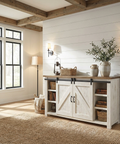 farmhouse wood sideboard cabinet