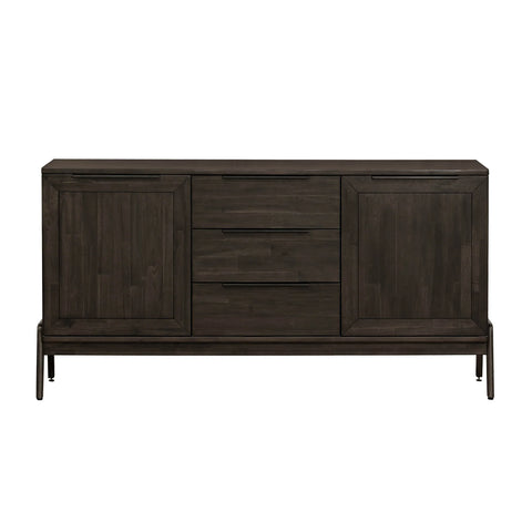 Remix antique black sideboard