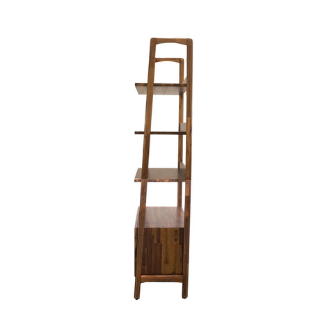 Remix Solid Acacia Wood Bookcase-3