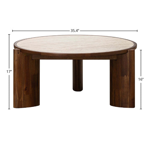 Remix Travertine - Coffee Table LH