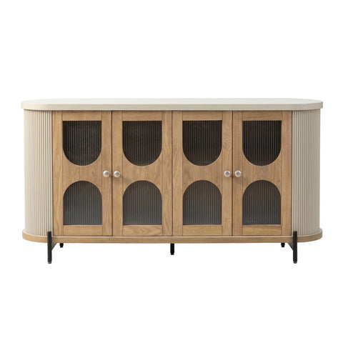 Colosseo oak wood sideboard