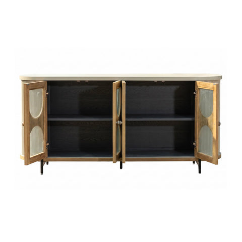 Colosseo oak wood sideboard