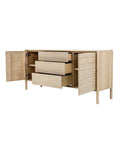 Runway light oak sideboard