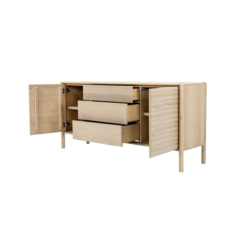 Runway light oak sideboard