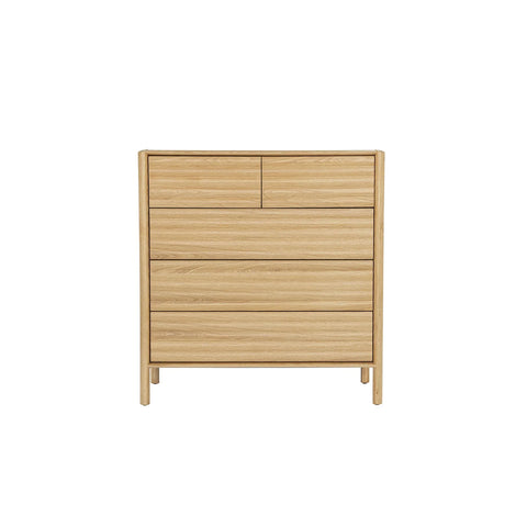 Runway Light Oak Five Drawer- Dresser LH