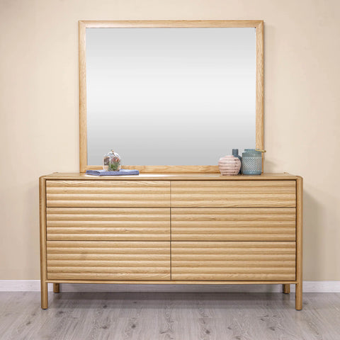 Runway Light Oak Six Drawer- Dresser LH