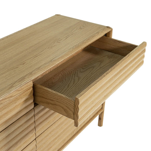 Runway Light Oak Six Drawer- Dresser LH